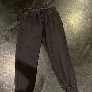 Black adidas kids sweatpants